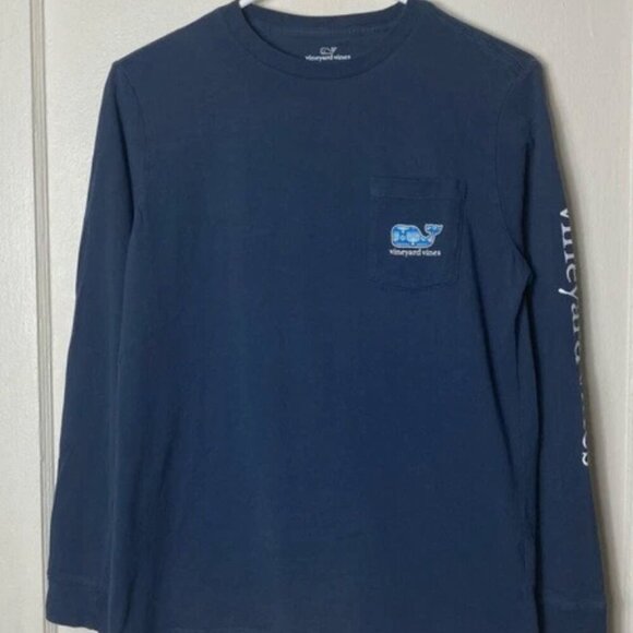 Vineyard vines happy Hanukkah shirt navy S - Picture 2 of 6